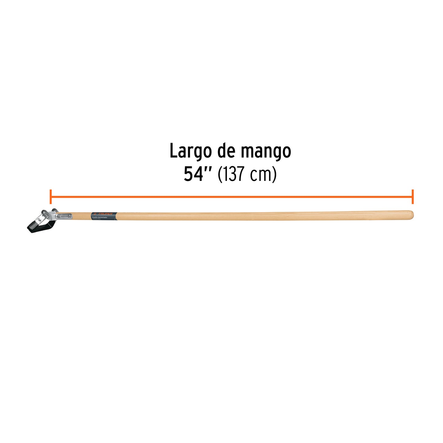 Deshierbador TRUPER, mango de madera 54"