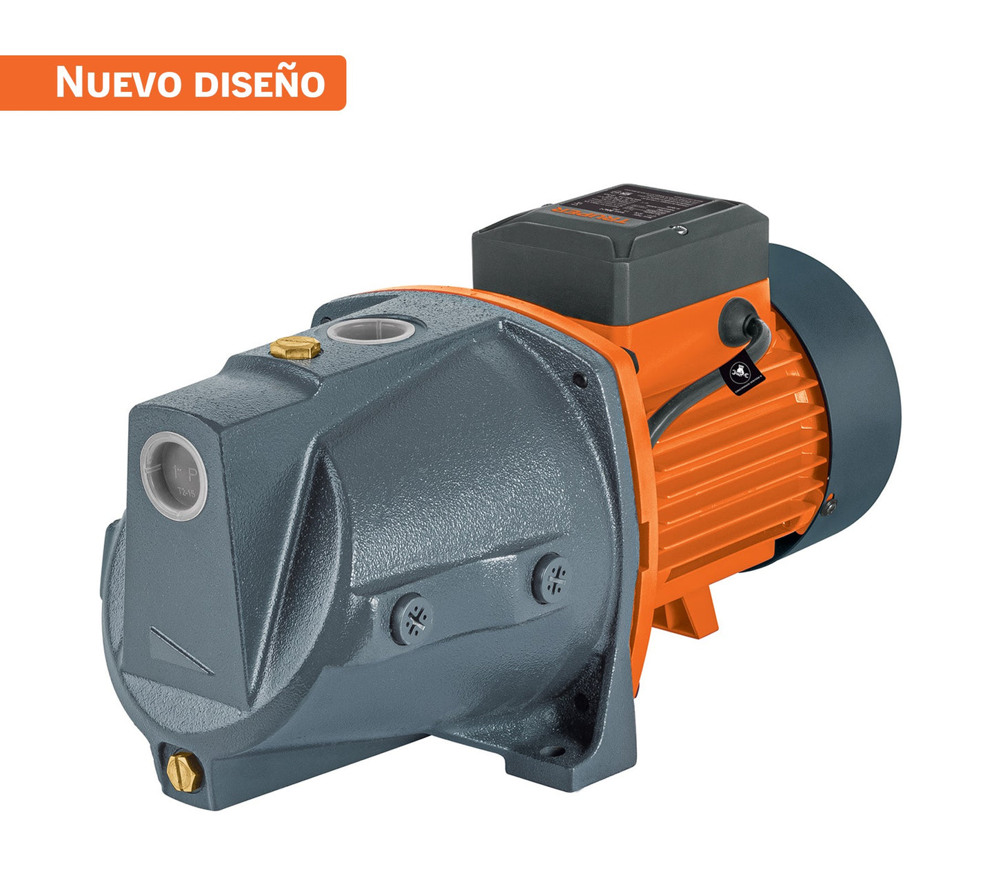 Bomba tipo jet, cabezal de hierro, 1-1/2 HP, TRUPER