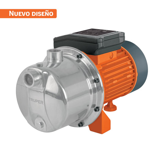 Bomba tipo jet, cabezal de acero inoxidable, 1 HP, TRUPER