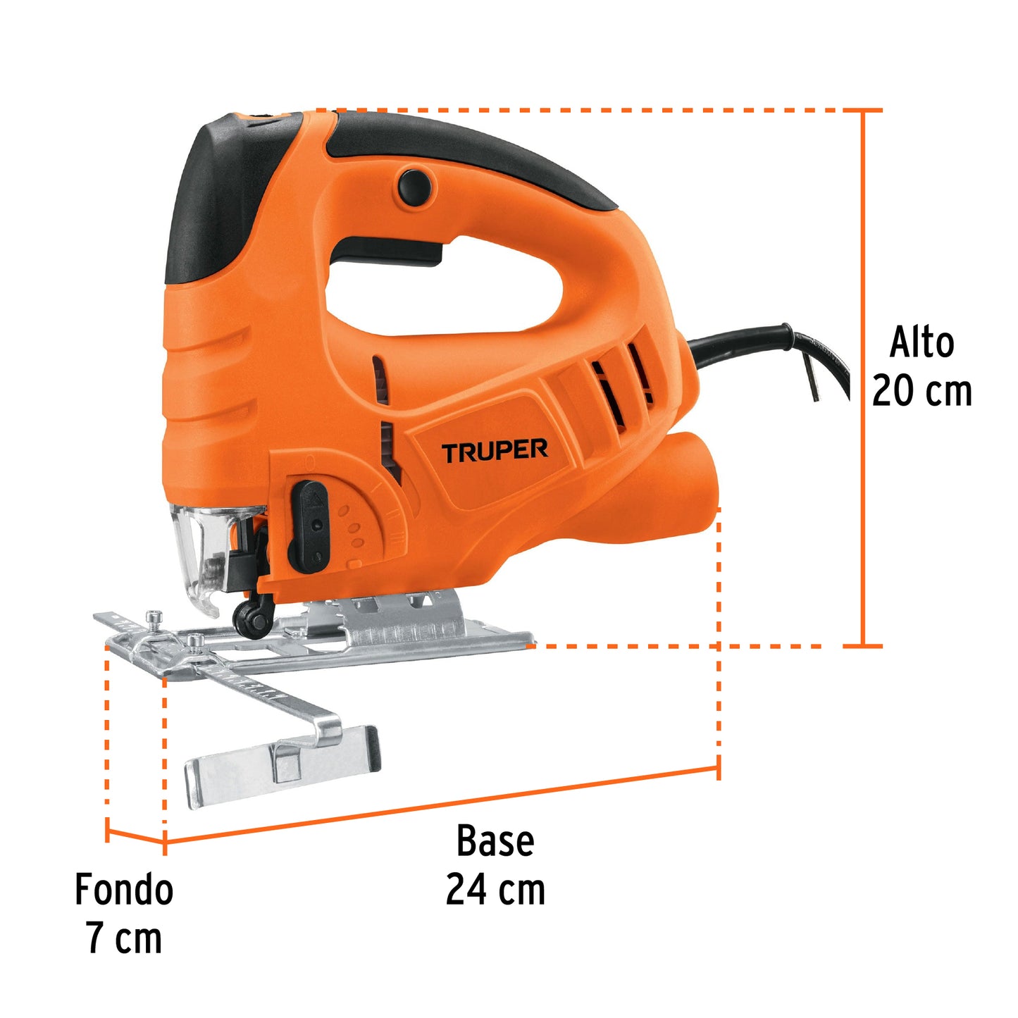 Sierra caladora, 550 W truper pro
