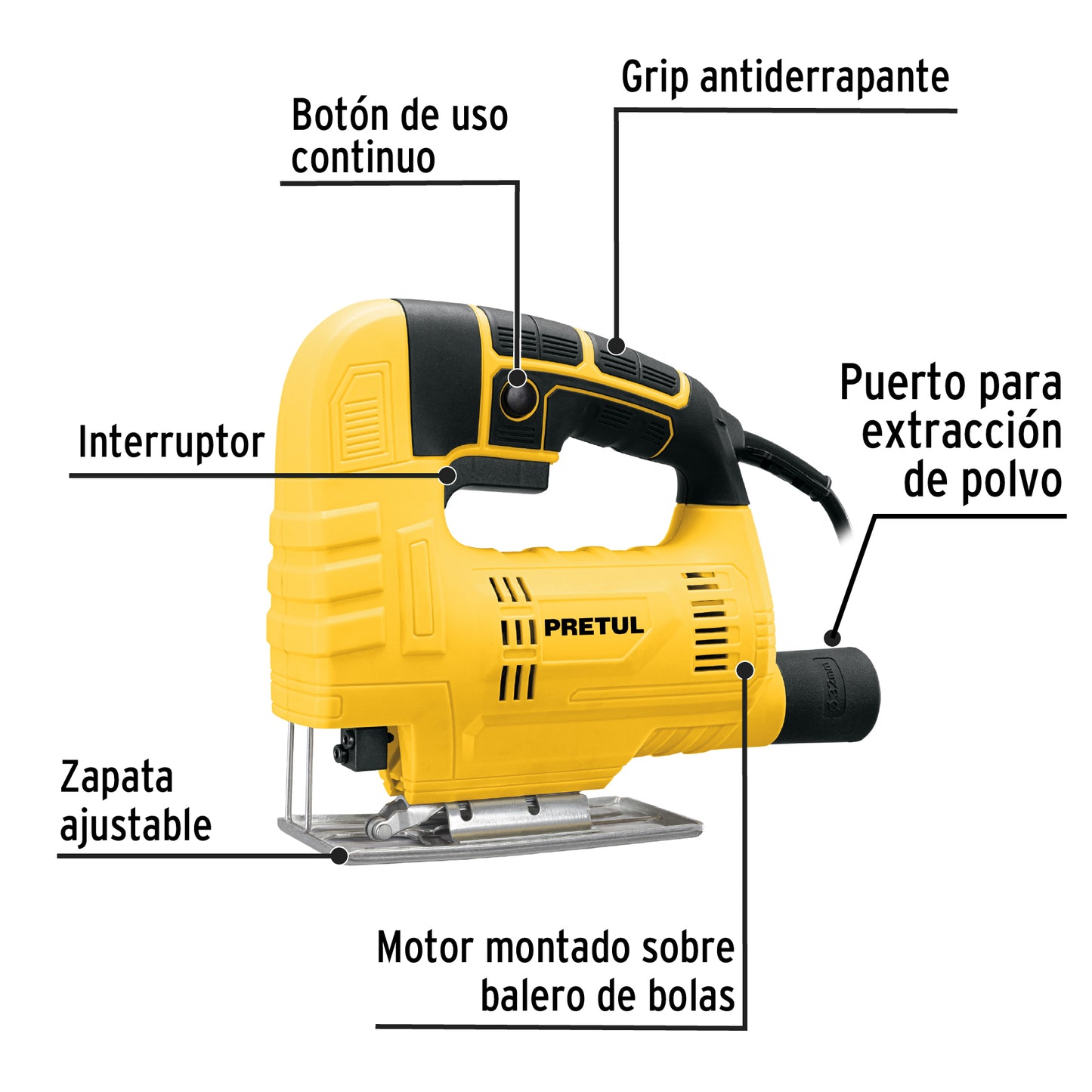 Sierra caladora, 400 W pretul