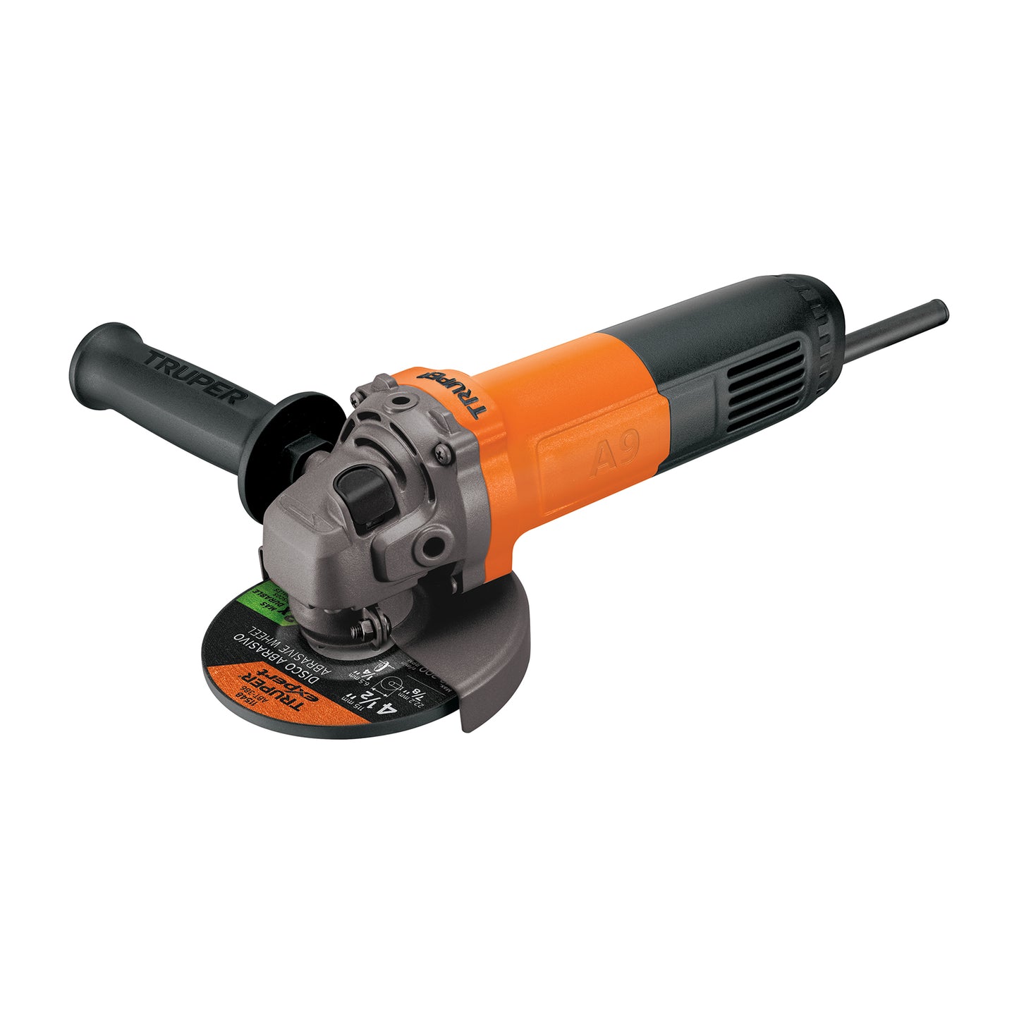 Esmeriladora 4 1/2 pulg, 800 W truper pro