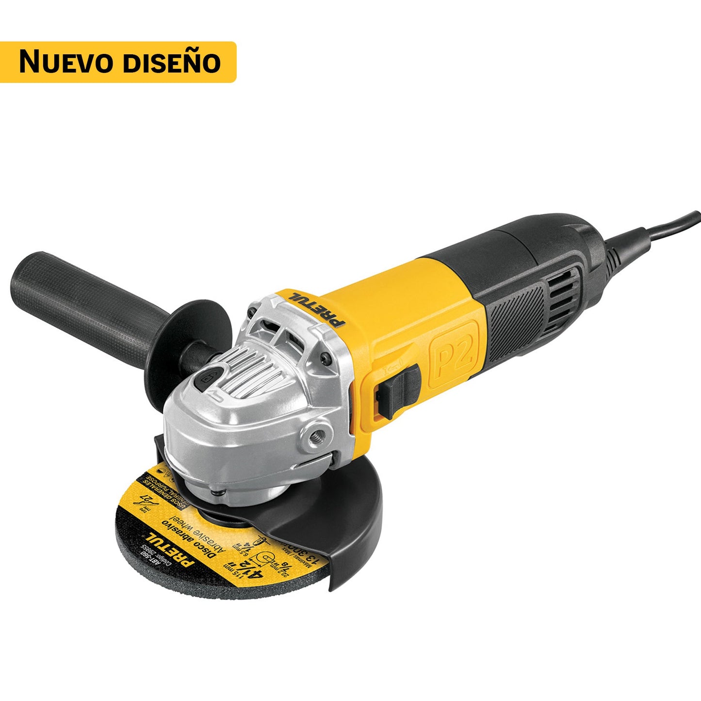Esmeriladora 4 1/2 pulg, 700 W pretul