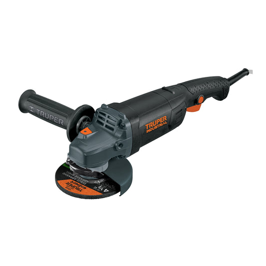Esmeriladora 4 1/2 pulg, 1,250 W truper industrial