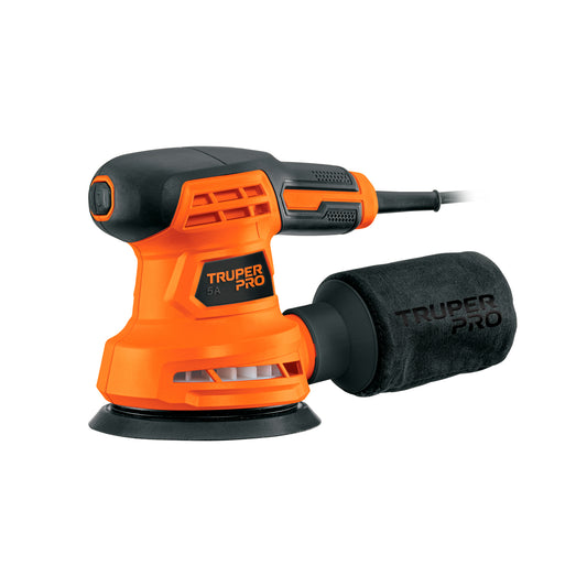Lijadora roto-orbital 5 pulg, 260 W truper pro