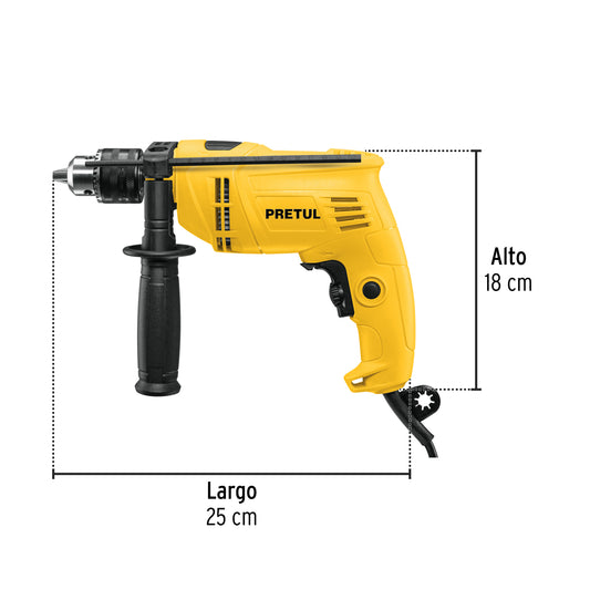 Rotomartillo 550 W, 1/2 pulg pretul